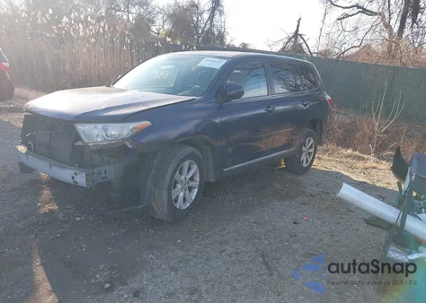 2011 Toyota Highlander Base V6 from USA, damaged, VIN 5TDZK3EH5BS032427